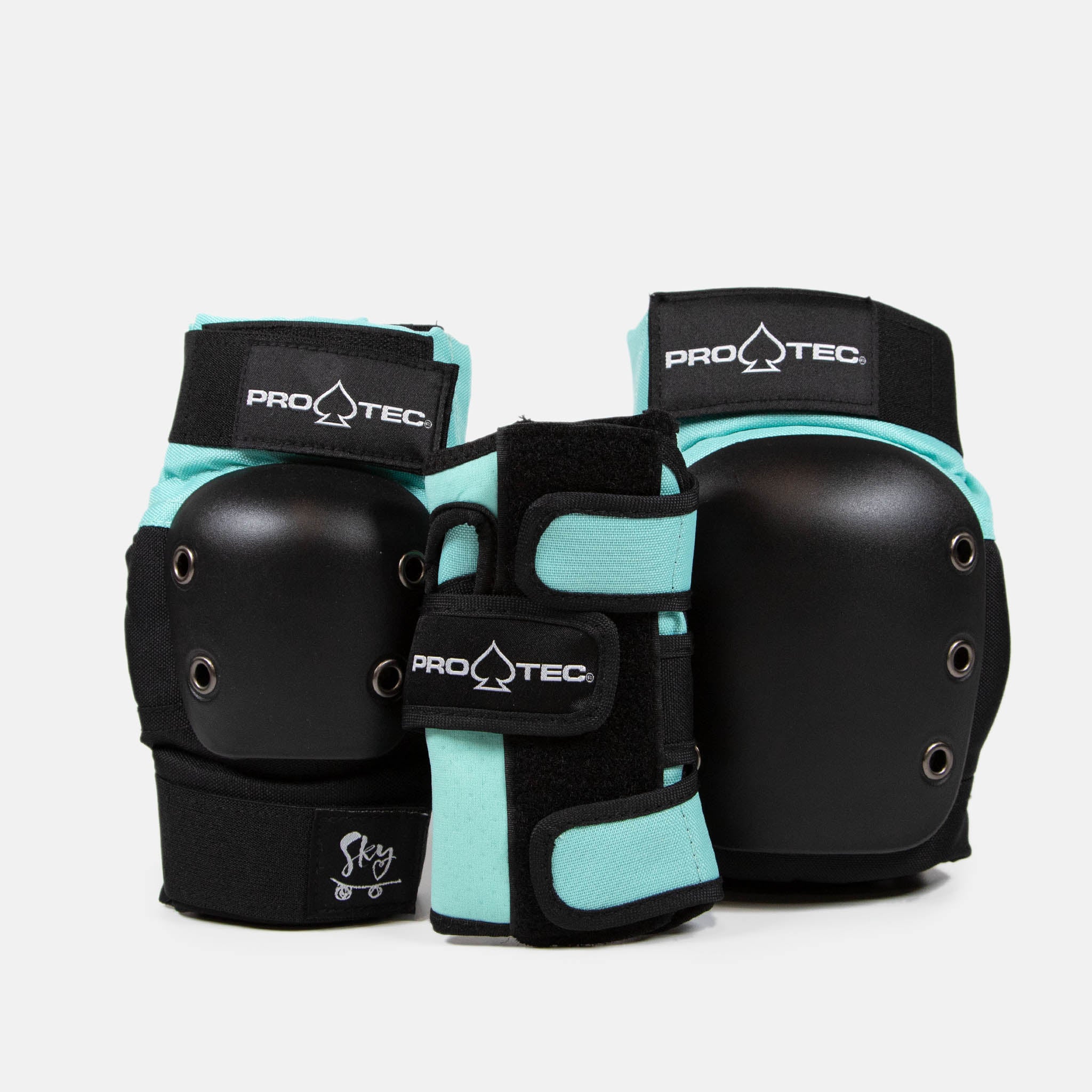 PRO-TEC Street Junior - Turquoise/Noir - Pack de protections Enfants